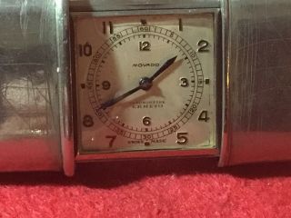 Vintage Movado Ermeto Swiss Pocket Watch Running Well