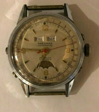 Automatic Precimax Triple Calendar & Moonphase Vintage Unisex Watch