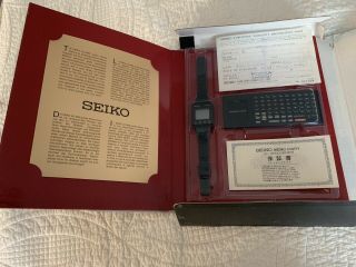 Seiko UC - 3000 VERY Rare Vintage Computer Watch (Memo - Diary) 5
