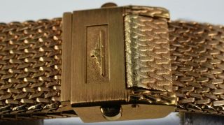 1980s NOS Longines 961 Quartz Stainless Steel Gold Watch Diamond Dial 11