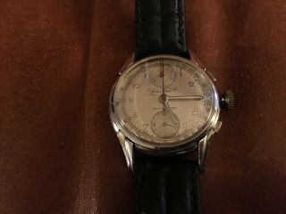 Vintage Lorton Chronograph Watch Venus 170 34 Mm