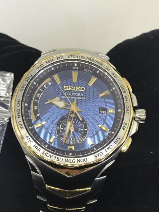 Seiko Coutura Perpetual Solar Chronograph Stainless Steel Men’s Watch SSC020 C68 2