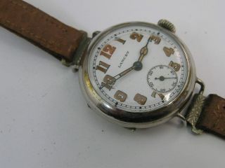 Vintage Lancet Military Trench Watch w/ Guard by Invicta 4