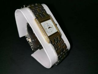 Concord Ladies 24 Diamonds Encrusted Bezel Gold/stainless Steel Bracelet Watch