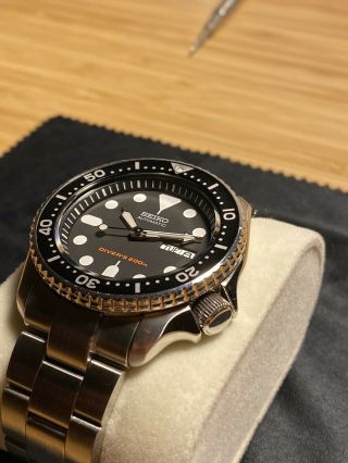 Seiko Skx007k2 (with Strapcode Oyster Bracelet) Stainless Steel Wrist Watch