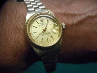 Rolex Ladie ' s Women ' s Oyster Perpetual Stainless Steel Watch 4 Parts 4