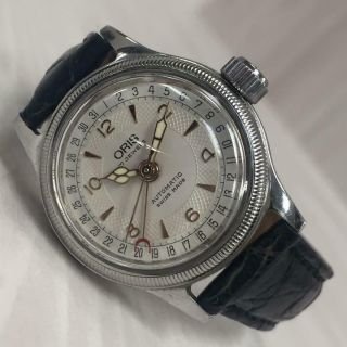 Oris Automatic Watch 7464 Pointer Date Big Crown St.  Steel Swiss Made [6412]