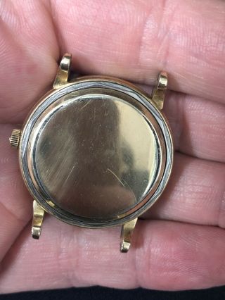Omega Vintage 14k Gold Filled Bumper Automatic Watch Proof Case.  1950’s.  Part ' s. 2