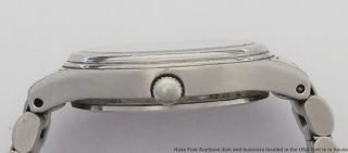 Vintage Ladies Stainless Steel Tiffany Co Portfolio Wrist Watch 3