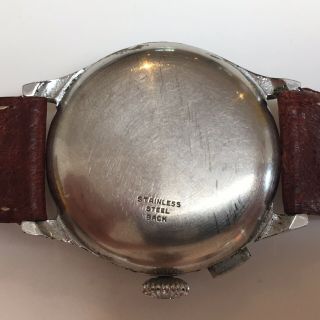Vintage Pierce Military Single Pusher Chronograph Telemeter Watch Spares Repair 8