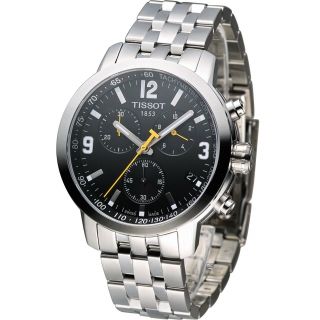 From Ny Tissot T - Sport Prc200 T0554171105700 Wristwatch Black Chronograph Men 