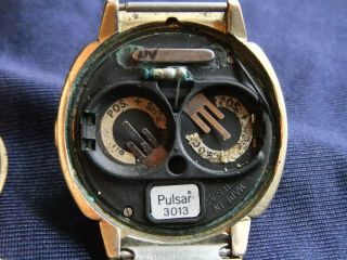 Vintage Pulsar P3 Date/Command LED Watch 14kgf Case As - Is For Repair 9