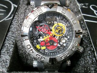 Invicta Disney Mickey Mouse Limited Edition Black & Red Chronograph Watch 22733