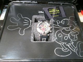 Invicta Disney Mickey Mouse Limited Edition Black & Red Chronograph Watch 22733 7
