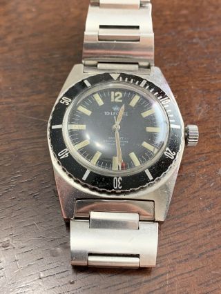 Belforte Watch 666 FT Diver w/Patina,  SS Case,  Self Winding,  For Part. 7