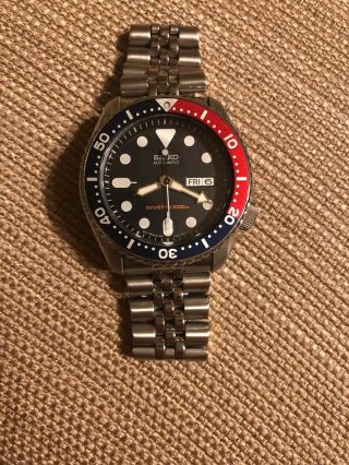Seiko Automatic Skx009k1 Stainless Steel Men’s Dive Watch