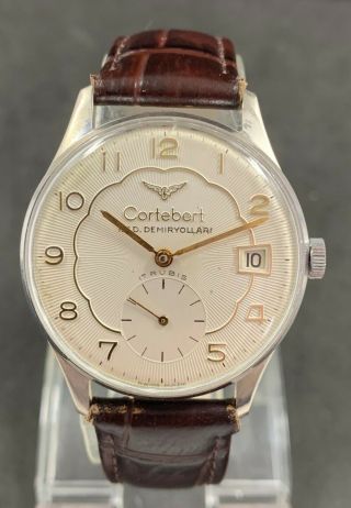 Vintage Cortebert Turkish Railways Edition Men’s Wrist Watch Rare