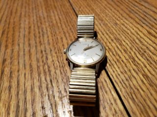 VINTAGE 1963 10KT Solid GOLD WATCH 750 LORD ELGIN 23 JEWELS HENRY FORD 5