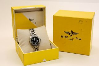 Breitling Colt Stainless Steel Quartz Watch - 38mm (with Box And Parer)