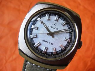 Lanco Swiss Astrolon Watch Tissot Idealab Research Idea 2001 1970 Fibreglass Nos