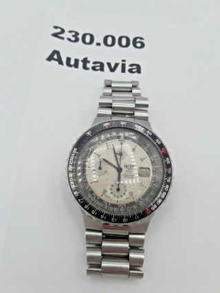 Rare Pre Tag Heuer Pilot Quartz Chronograph 100m 230.  006 Watch Autavia