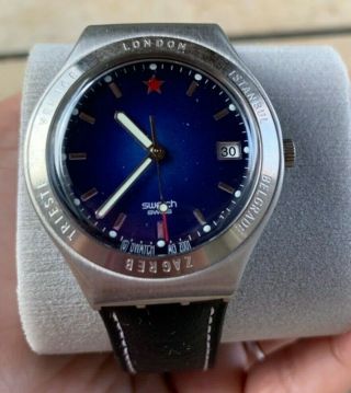 Swatch James Bond 007 Limited Edition Ygs423 From Russia With Love Rare