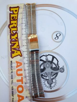 Vintage Omega Mens Watch Band / Bracelet.  Pat Pending.  Rare.  For Parts/restore