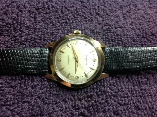 Movado Vintage Automatic Gold Cap Stainless Case