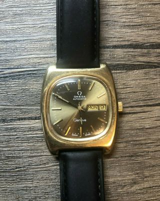 Vintage Omega Geneve Automatic Wristwatch Cal 1022 Ref.  166.  0188 Day Date