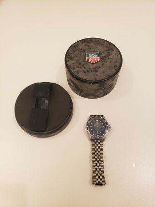 Tag Heuer 1000 Professional 200 M Watch Blue Dial And Bezel 980 613 N