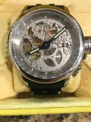 Invicta Men’s 3468 Skeleton Russian Diver Quinotaur Mechanical Watch