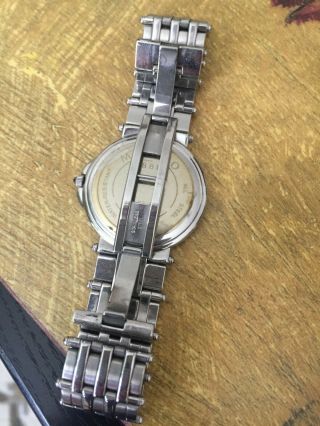Movado Stainless Steel Watch 84 - C2 - 879 Quartz Black Dial Roman Numerals. 8