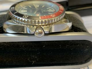Vintage Aquadive men ' s wristwatch diver 1960 ' s - 70 ' s automatic stainless steel 2