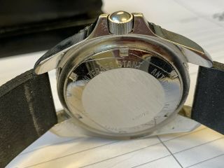 Vintage Aquadive men ' s wristwatch diver 1960 ' s - 70 ' s automatic stainless steel 4