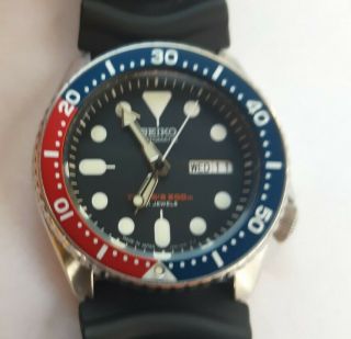 Seiko Automatic Skx009j1 Watch Japanese Version Well Taken Care Of