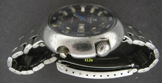 Vintage 44.  mm Tissot T12 Automatic,  SS,  Compressor,  diver.  Runner,  parts/repair 5