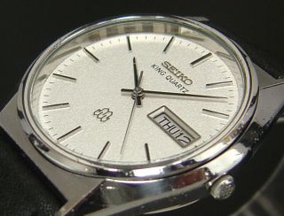 Seiko King Twin Quartz 1981 Vintage Mens Watch 9923 Reloj From Japan