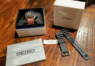 Seiko SKX007J1 Japanese Automatic Black Rubber Diver ' s Watch Sport Watch 8