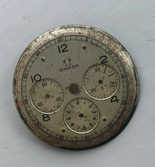 Vintage Omega Chronograph Dial For Cal 321 And Cal 27 Chro