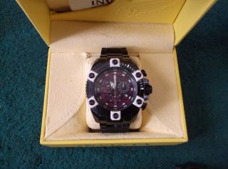 Invicta Reserve Octane 63mm 27077 Purple Watch With Abalone Face Swiss Z60