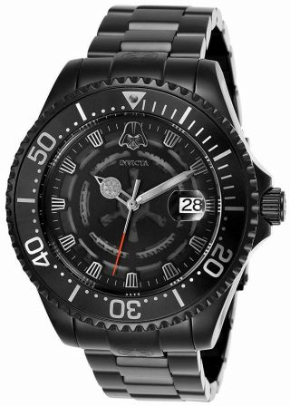 Invicta Star Wars Darth Vader Limited Edition Triple - Black Automatic Watch 26161