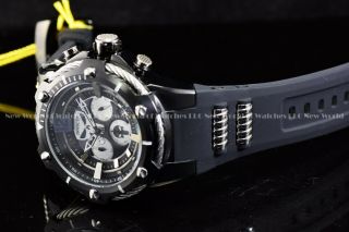 Invicta Mens 53mm Limited Edition Marvel Punisher Chronograph Black Strap Watch 7