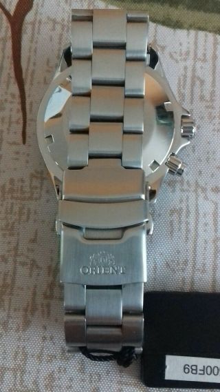 Orient Mako USA Sapphire Crystal.  Day/Date.  200m.  Diving Watch - 21J Auto 5