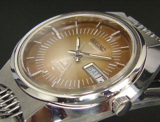 Seiko Lord Matic Special (band) 1973 Vintage Automatic Mens Brown Watch