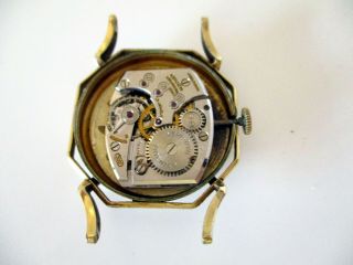 GRUEN Barclay Spyder fancy Lugs Case Vintage Mens Wrist Watch 6