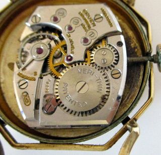 GRUEN Barclay Spyder fancy Lugs Case Vintage Mens Wrist Watch 8