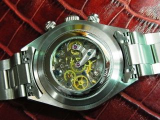 Alpha Daytona Paul Newman Dial Glossy Bezel 3 - Registered Chronograph Watch 5