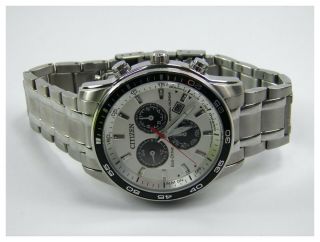Mens Citizen Eco Drive Perpetual Calendar Chronograph E820 s steel wrist watch 8