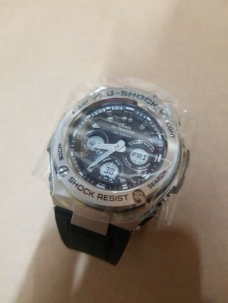 CASIO G - SHOCK GSTS310 - 1A Stainless Steel Quartz Watch with Resin Strap 2