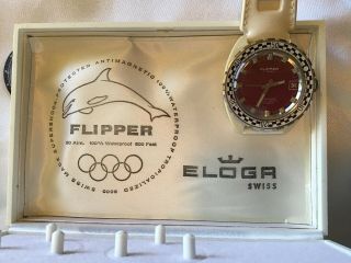 Eloga Flipper Watch Made In Switzerland 5